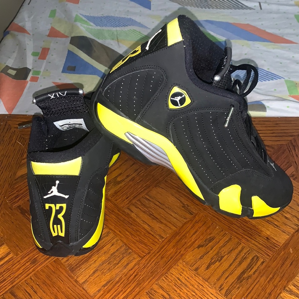 Jordan 23 XIV Sneakers BLACK AND YELLOW 9.5 Men
